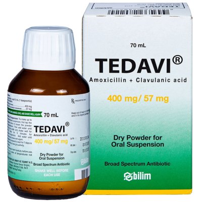Tedavi 400mg/57mg ( Hộp 1 lọ 70ml )