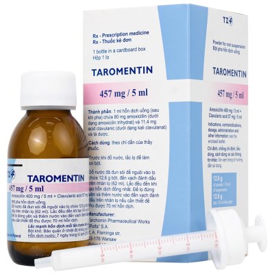 Taromentin 457mg/5ml( Hộp 1 lọ 100ml )