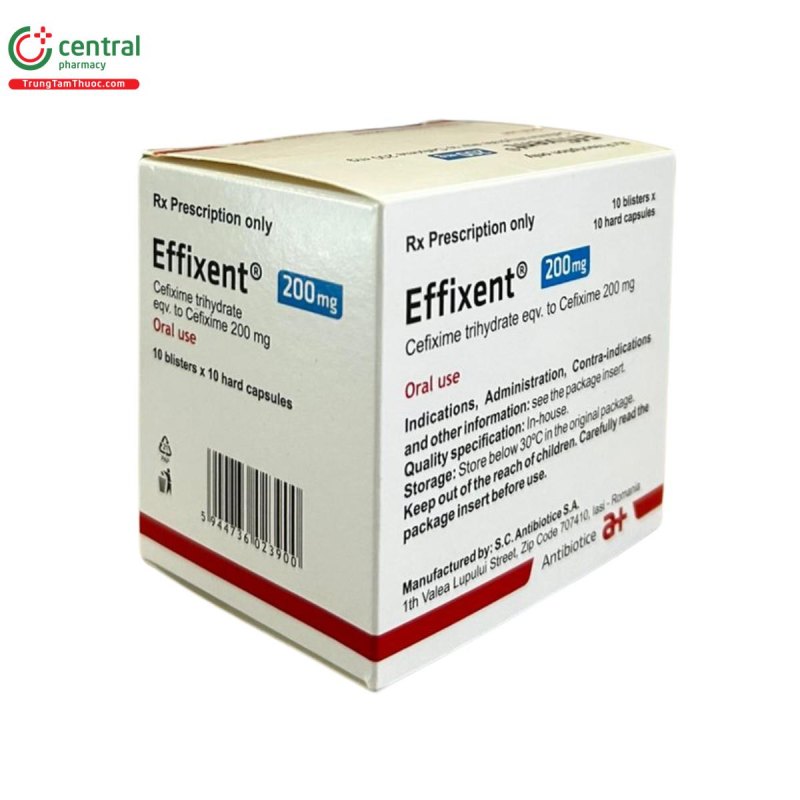 Xem phóng to ảnh Effixent 200mg