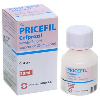 Pricefil 250mg/5ml ( Hộp 1 Lọ 30ml )