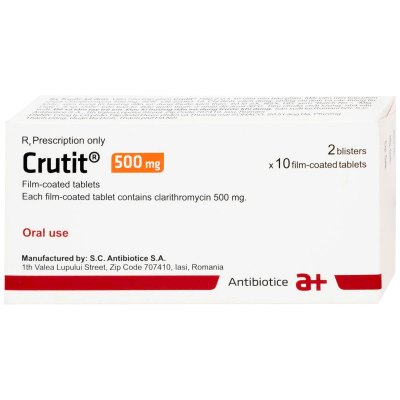 Thuốc Crutit 500mg ( Hộp 2 vỉ x 10 viên)